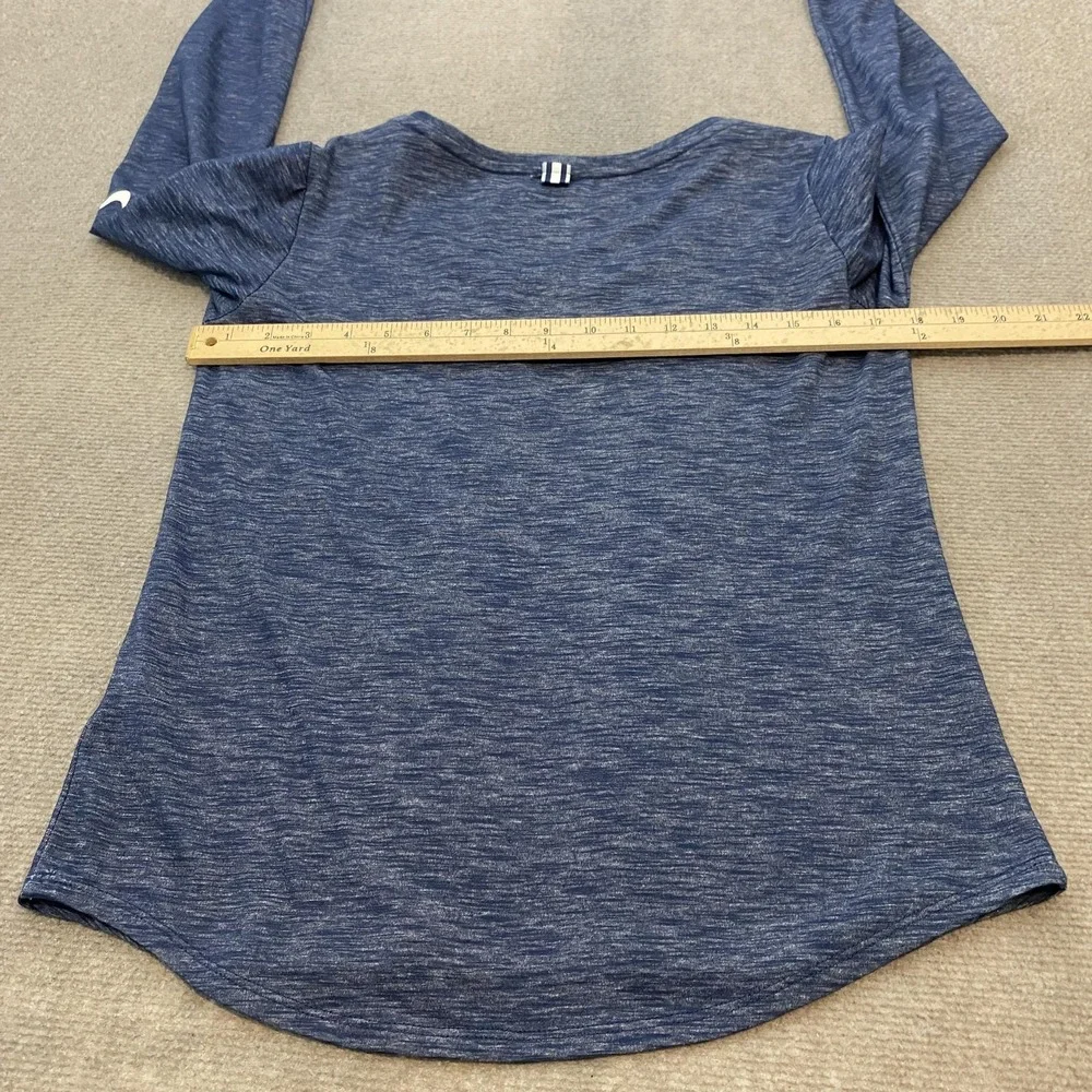Dallas Cowboys Shirt Womens Small Blue NFL Football Nike Dri Fit‎ Long Sleeve